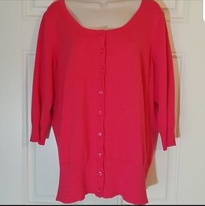 Maurices Coral Pink Cardigan